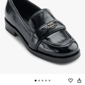 Karl Lagerfeld Madlen Black Loafers